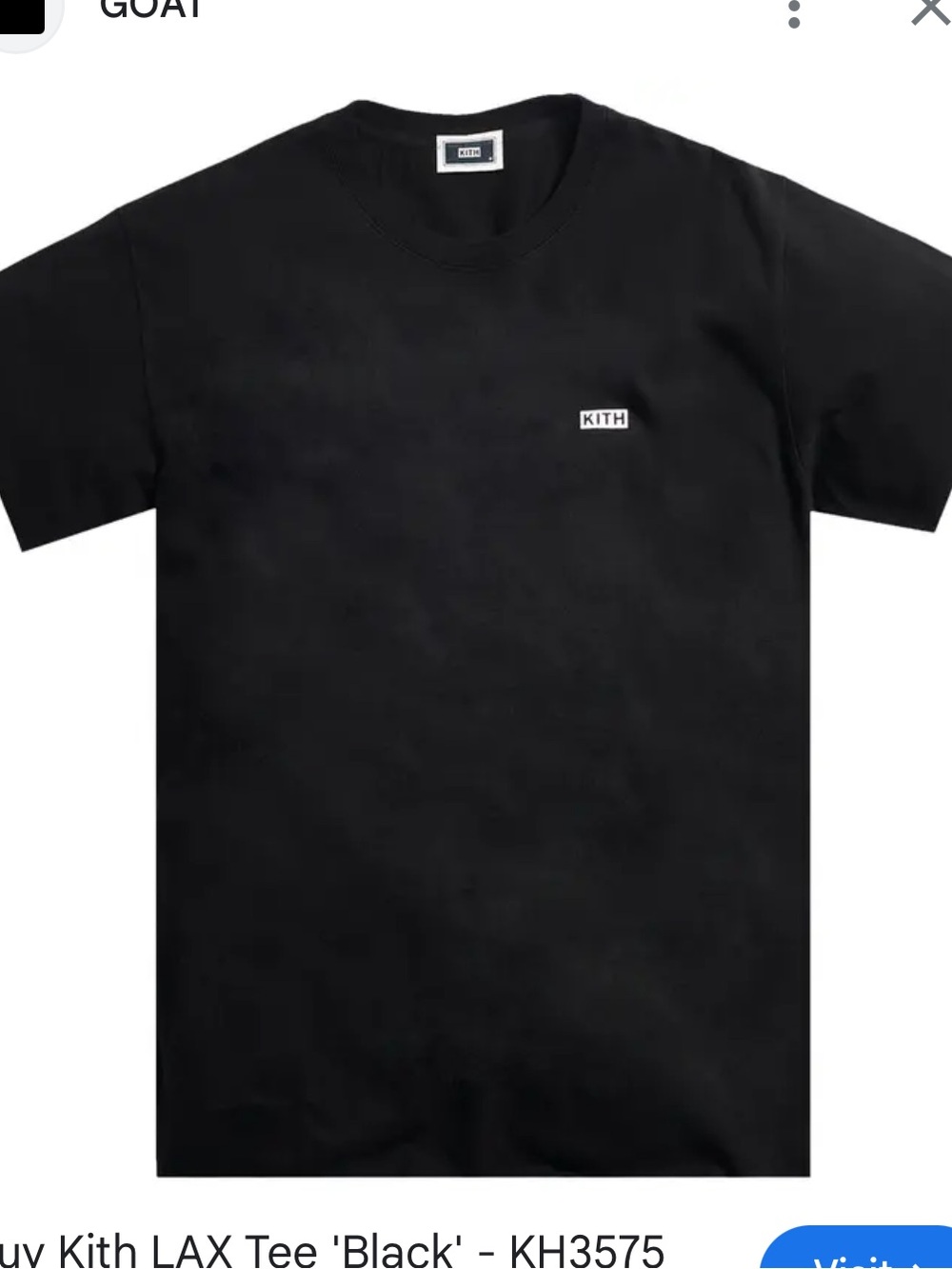 Kith Kids LAX Short Sleeve Tee Black